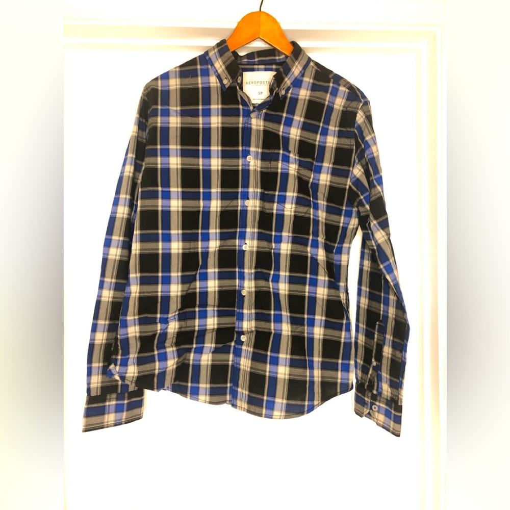Aeropostale button down plaid shirt